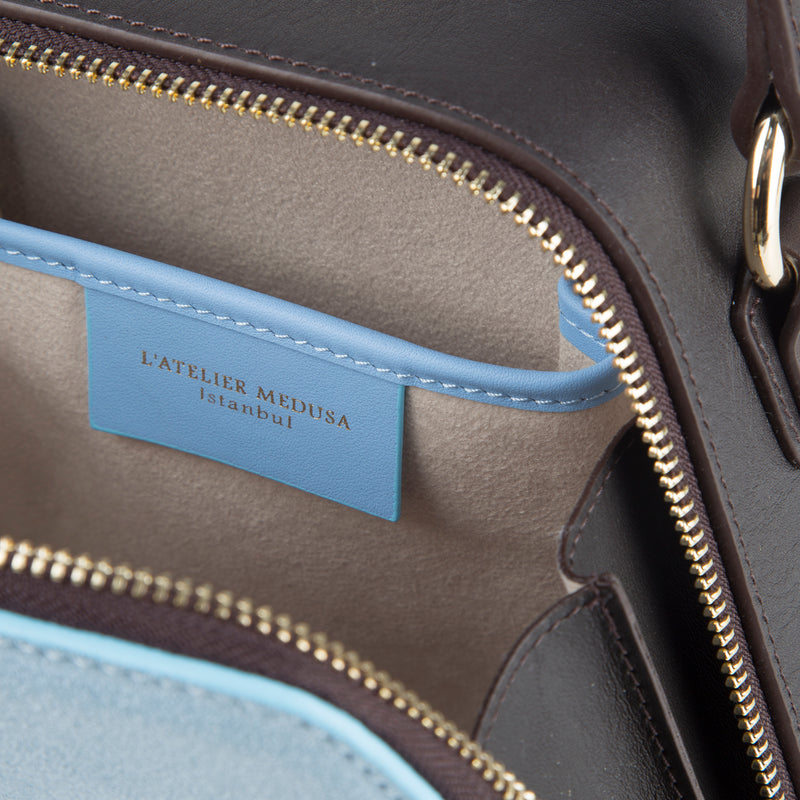PERSEPHONE - CHESTNUT/SKY BLUE